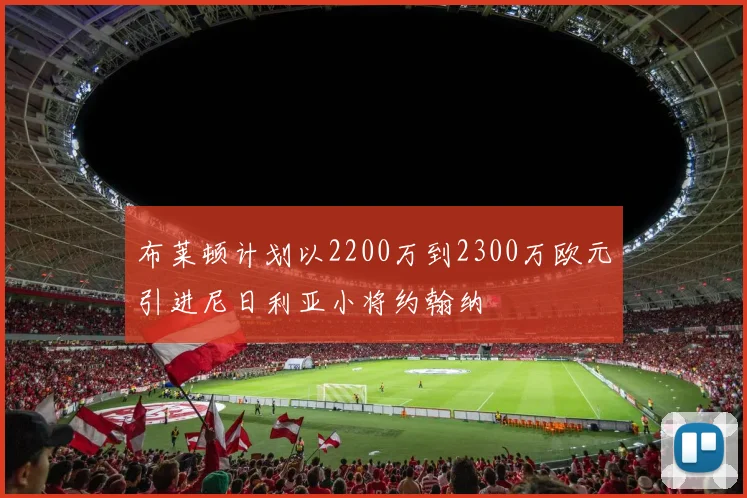 布莱顿计划以2200万到2300万欧元引进尼日利亚小将约翰纳